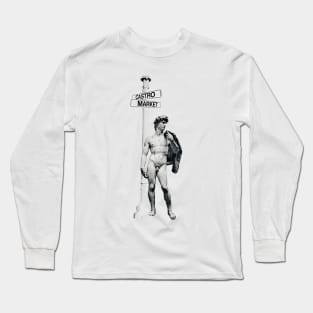 Castro San Francisco Vintage Retro LGBT Gay Long Sleeve T-Shirt